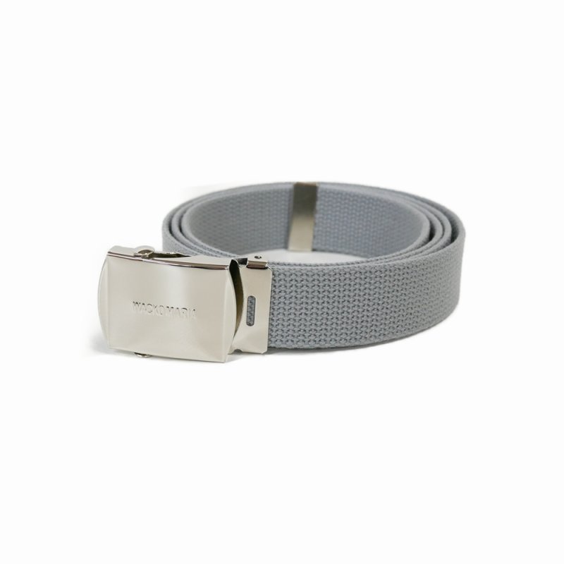 画像1: WACKO MARIA/GI BELT（GRAY）［GIベルト-25春夏］