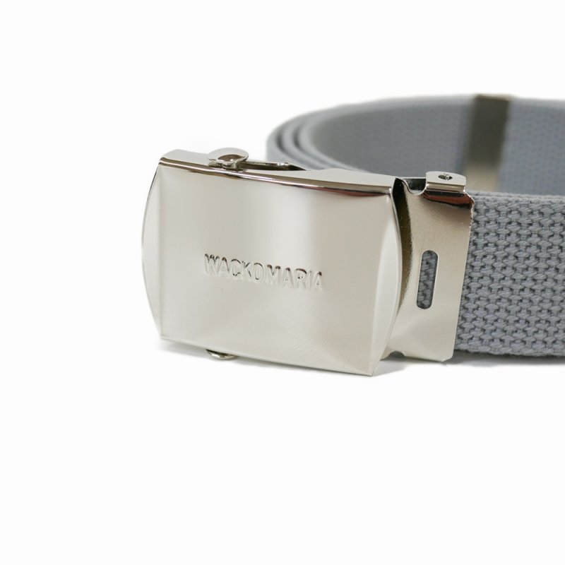 画像2: WACKO MARIA/GI BELT（GRAY）［GIベルト-25春夏］