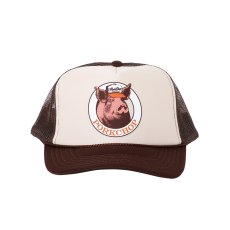 画像1: PORKCHOP/C PORK MESH CAP（BROWN）［メッシュキャップ-25春夏］ (1)