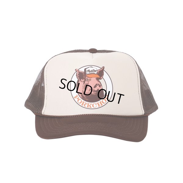 画像1: PORKCHOP/C PORK MESH CAP（BROWN）［メッシュキャップ-25春夏］