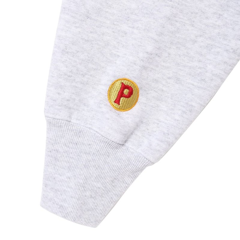 画像3: PORKCHOP/C PORK ZIP UP HOODIE（ASH）［ジップアップフーディー-25春夏］