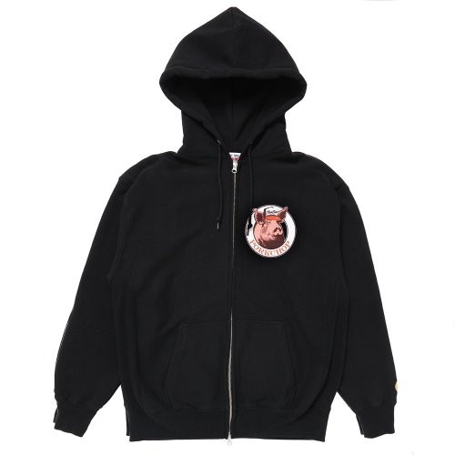 他の写真1: PORKCHOP/C PORK ZIP UP HOODIE（BLACK）［ジップアップフーディー-25春夏］