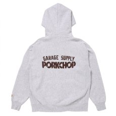 画像2: PORKCHOP/C PORK ZIP UP HOODIE（ASH）［ジップアップフーディー-25春夏］ (2)