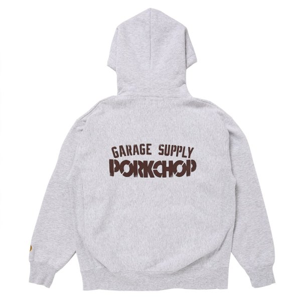 画像2: PORKCHOP/C PORK ZIP UP HOODIE（ASH）［ジップアップフーディー-25春夏］