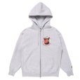 画像1: PORKCHOP/C PORK ZIP UP HOODIE（ASH）［ジップアップフーディー-25春夏］ (1)
