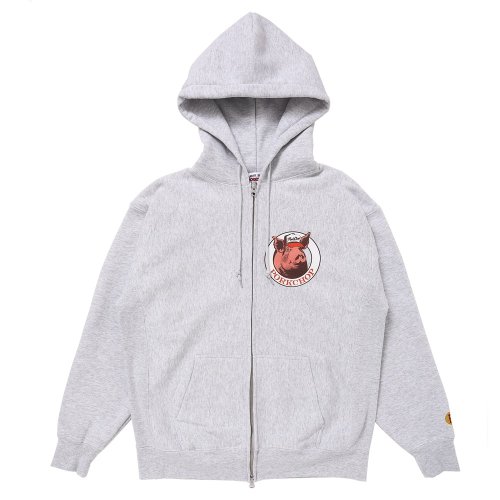 他の写真1: PORKCHOP/C PORK ZIP UP HOODIE（ASH）［ジップアップフーディー-25春夏］