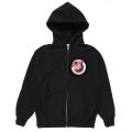PORKCHOP/C PORK ZIP UP HOODIE（BLACK）［ジップアップフーディー-25春夏］