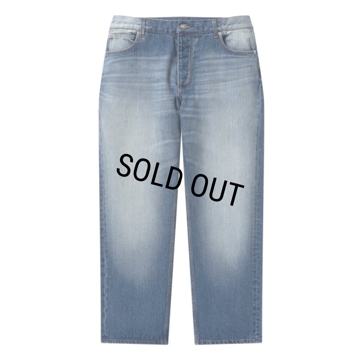 画像2: BlackEyePatch/B EMBLEM BAGGY JEANS（INDIGO） (2)