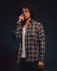 画像3: BlackEyePatch/B EMBLEM FLANNEL SHIRT（MULTI） (3)