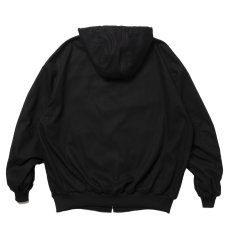 画像2: COOTIE PRODUCTIONS/Abyss Dyed Duck Hooded Work Jacket（Black）［フーデッドワークJKT-25春夏］ (2)