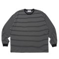 COOTIE PRODUCTIONS/Border L/S Tee（Black）［ボーダー長袖T-25春夏］