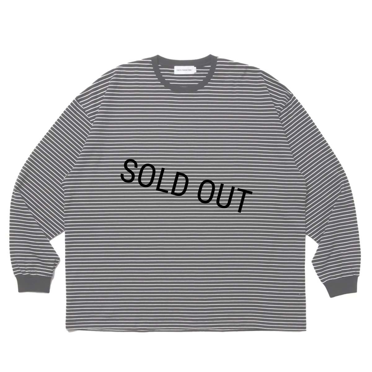 画像1: COOTIE PRODUCTIONS/Border L/S Tee（Black）［ボーダー長袖T-25春夏］ (1)