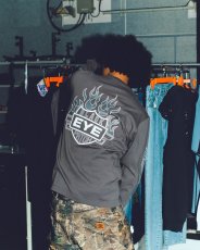 画像3: BlackEyePatch/FLAME RIDER LOGO L/S TEE(CHARCOAL) (3)