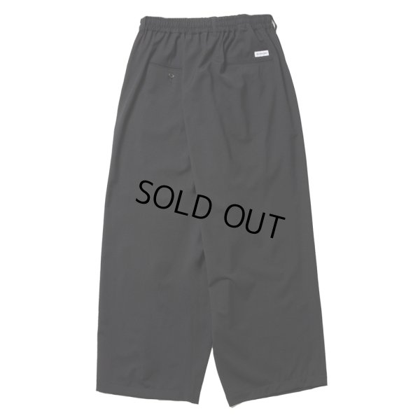 画像2: COOTIE PRODUCTIONS/Punching Faux Suede 5 Pocket Wide Easy Pants（Black）［パンチングビーガンスウェードワイドイージーパンツ-25春夏］