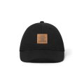 BlackEyePatch/LEATHER PATCHED OG LABEL 6 PANEL DUCK CAP（BLACK）