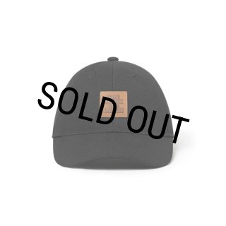BlackEyePatch/LEATHER PATCHED OG LABEL 6 PANEL DUCK CAP（BLACK