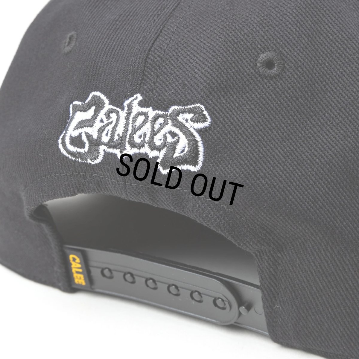 画像5: 【30%OFF】CALEE/EMBROIDERY CALEES TWILL CAP（BLACK）［ツイルキャップ-25春夏］ (5)