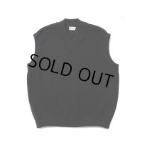 COOTIE PRODUCTIONS/Solotex Tilden Knit Vest（Black）［チルデンニットベスト-25春夏］