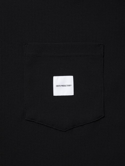 他の写真2: COOTIE PRODUCTIONS/T/C Waffle Error Fit L/S Tee（Black/White）［ワッフルエラーフィット長袖ポケT-25春夏］