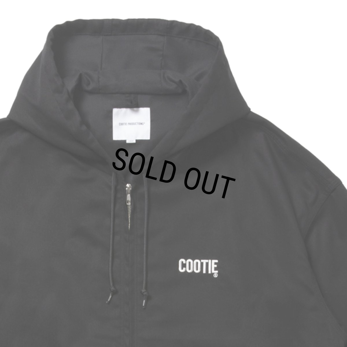 画像3: COOTIE PRODUCTIONS/Abyss Dyed Duck Hooded Work Jacket（Black）［フーデッドワークJKT-25春夏］ (3)