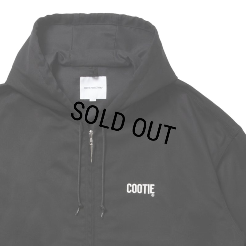 COOTIE PRODUCTIONS/Abyss Dyed Duck Hooded Work Jacket（Black