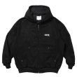 COOTIE PRODUCTIONS/Abyss Dyed Duck Hooded Work Jacket（Black