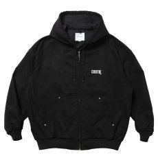 画像1: COOTIE PRODUCTIONS/Abyss Dyed Duck Hooded Work Jacket（Black）［フーデッドワークJKT-25春夏］ (1)