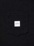 画像2: COOTIE PRODUCTIONS/T/C Waffle Error Fit L/S Tee（Black/White）［ワッフルエラーフィット長袖ポケT-25春夏］ (2)