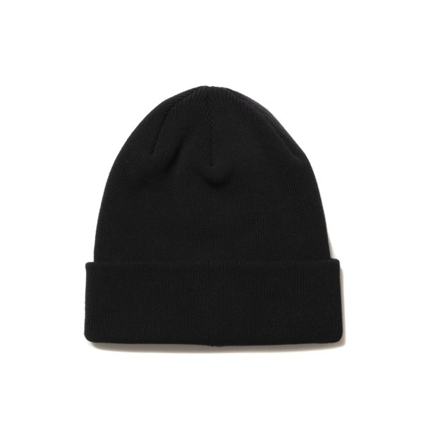 画像1: COOTIE PRODUCTIONS/N/C Big Cuffed Beanie（Black）［ビッグカフドビーニー-25春夏］