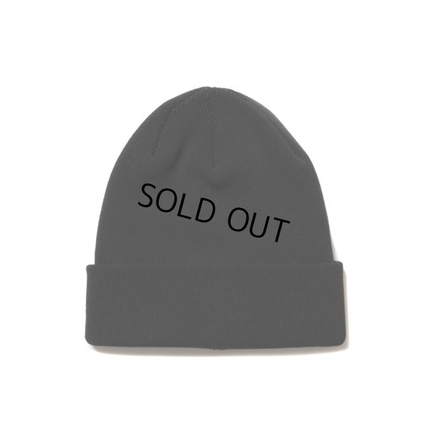 画像1: COOTIE PRODUCTIONS/N/C Big Cuffed Beanie（Black）［ビッグカフドビーニー-25春夏］