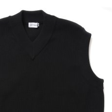 画像3: COOTIE PRODUCTIONS/Solotex Tilden Knit Vest（Black）［チルデンニットベスト-25春夏］ (3)