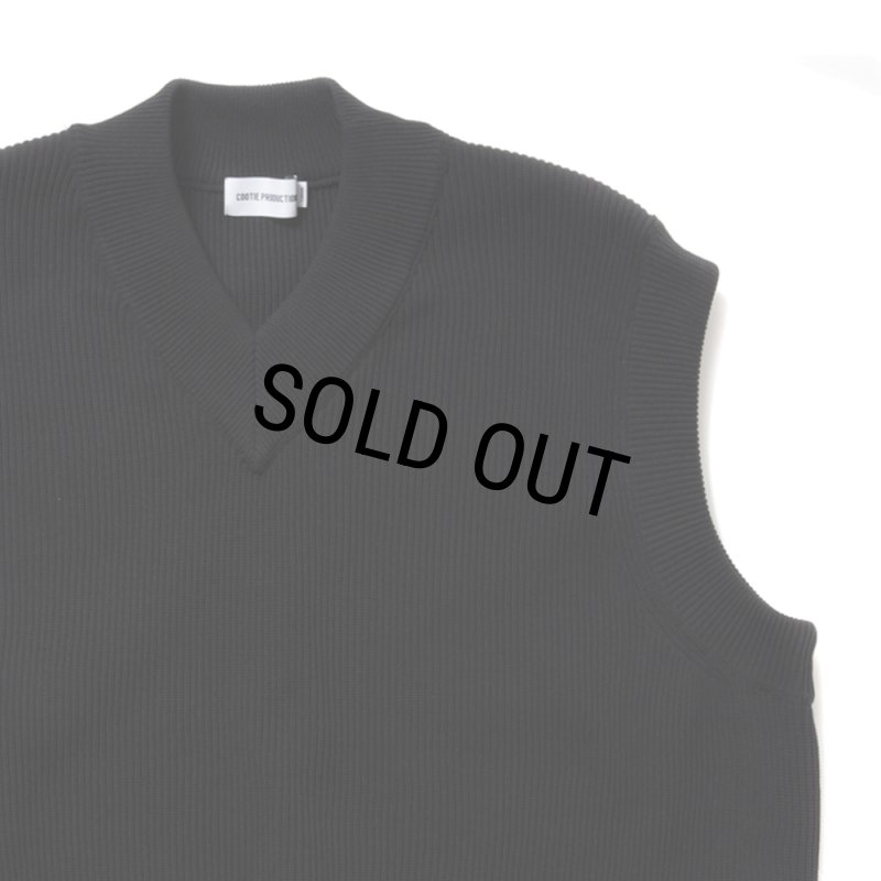 COOTIE PRODUCTIONS/Solotex Tilden Knit Vest（Black）［チルデン
