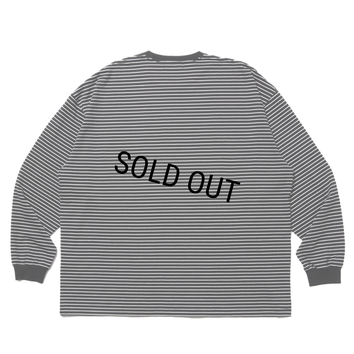 画像2: COOTIE PRODUCTIONS/Border L/S Tee（Black）［ボーダー長袖T-25春夏］ (2)