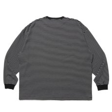 画像2: COOTIE PRODUCTIONS/Border L/S Tee（Black）［ボーダー長袖T-25春夏］ (2)