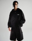 画像5: COOTIE PRODUCTIONS/Abyss Dyed Duck Hooded Work Jacket（Black）［フーデッドワークJKT-25春夏］