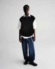画像4: COOTIE PRODUCTIONS/Solotex Tilden Knit Vest（Black）［チルデンニットベスト-25春夏］ (4)