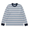 画像1: RATS/BORDER L/S TEE（MULTI BORDER）［ボーダー長袖T-25春夏］ (1)