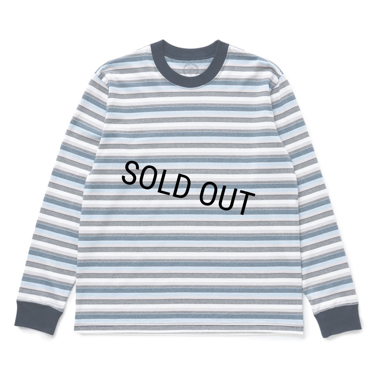 画像1: RATS/BORDER L/S TEE（MULTI BORDER）［ボーダー長袖T-25春夏］ (1)