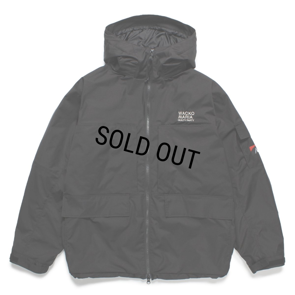 画像1: WACKO MARIA/NANGA / MOUNTAIN PARKA（BLACK）［マウンテンパーカー-25春夏］ (1)