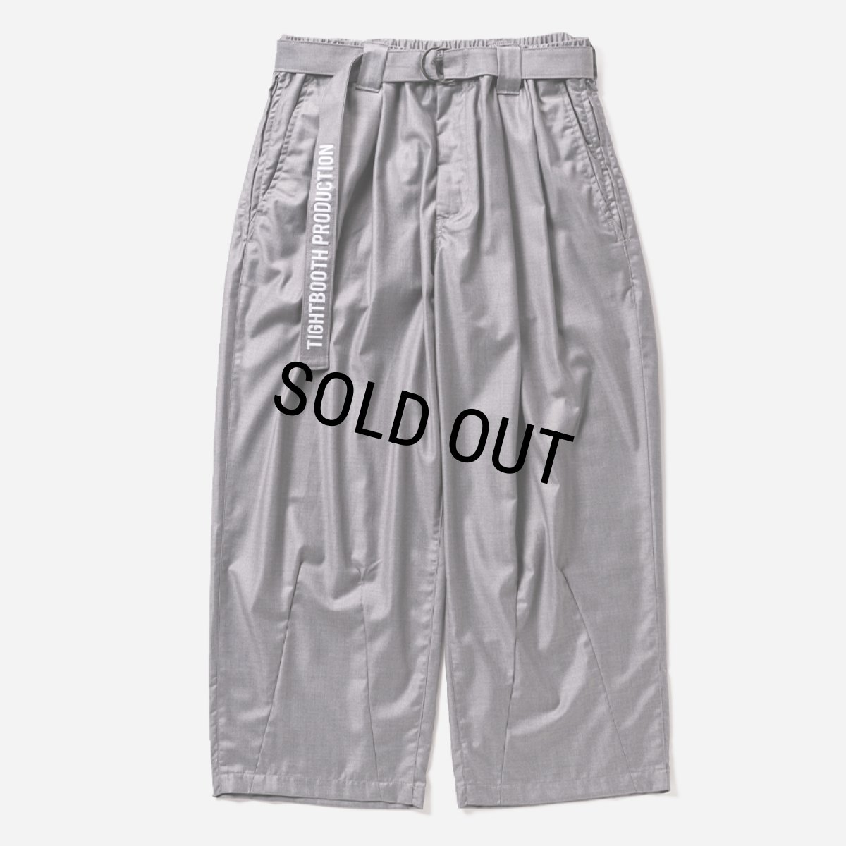 画像1: TIGHTBOOTH/BAGGY SLACKS（Grey）［バギースラックス-25春夏］ (1)