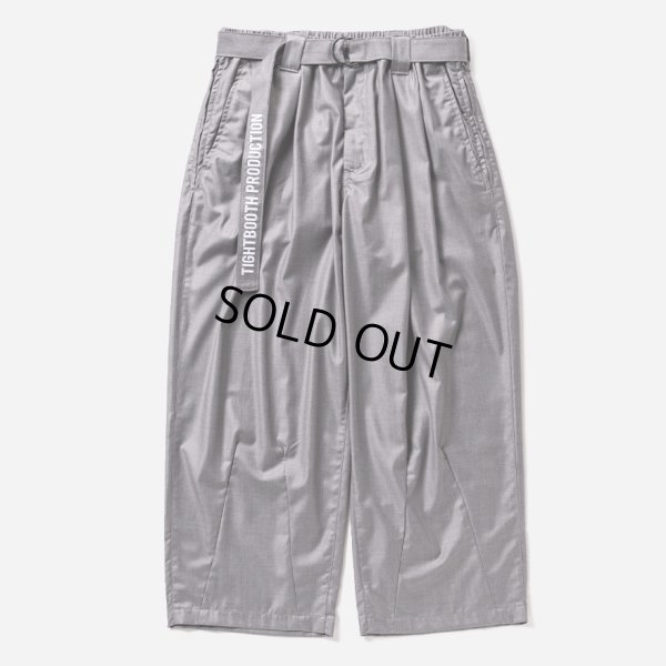画像1: TIGHTBOOTH/BAGGY SLACKS（Grey）［バギースラックス-25春夏］