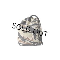 WACKO MARIA/TIGER CAMO DRAWSTRING BAG（BEIGE）［タイガーカモドローストリングバッグ-25春夏］