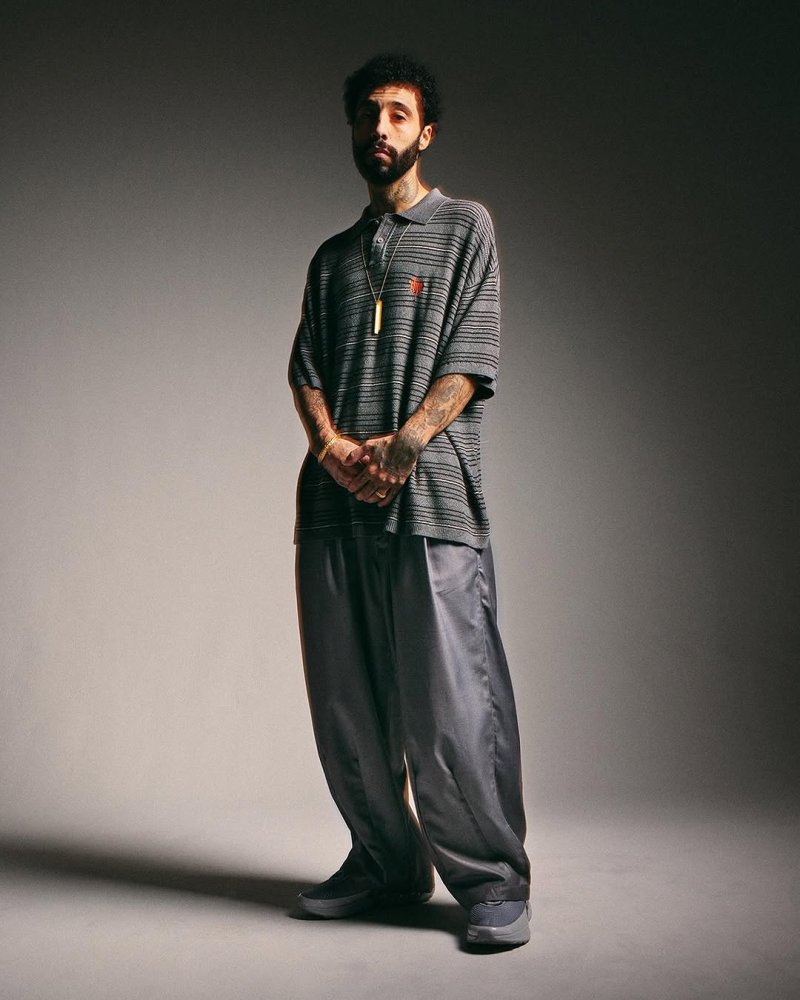 画像2: TIGHTBOOTH/BAGGY SLACKS（Grey）［バギースラックス-25春夏］