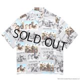 WACKO MARIA/STAND BY ME / HAWAIIAN SHIRT（GRAY）［ハワイアンシャツ-25春夏］