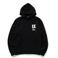画像1: RATS/FLAG HOODIE（BLACK）［フラッグフーディー-25春夏］ (1)