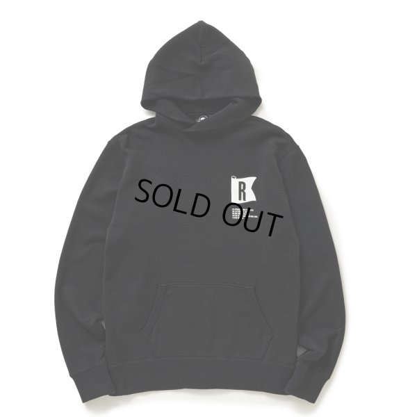 画像1: RATS/FLAG HOODIE（BLACK）［フラッグフーディー-25春夏］