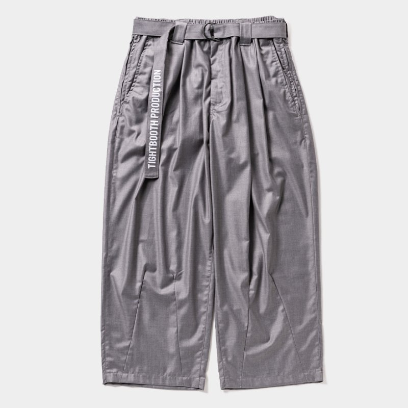 画像1: TIGHTBOOTH/BAGGY SLACKS（Grey）［バギースラックス-25春夏］