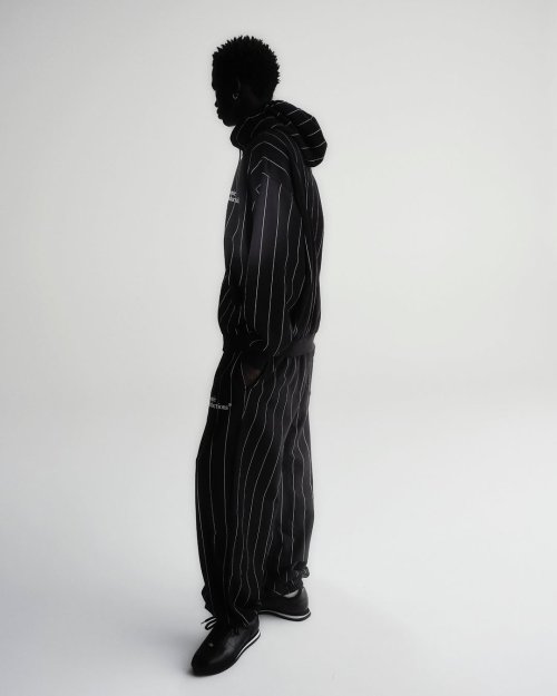 他の写真3: COOTIE PRODUCTIONS/Allover Print Open End Yarn Sweat Zip Hoodie（Black）［ストライプスウェットジップフーディー-25春夏］