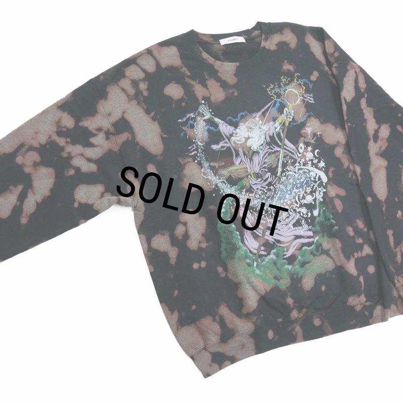 30％OFF】exodus brand/WIZARD TIE DYE SWEAT SHIRT（BLACK