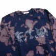 画像4: exodus/F.T.W TIE DYE SWEAT SHIRT（NAVY）［タイダイクルーネックスウェット-25春夏］ (4)